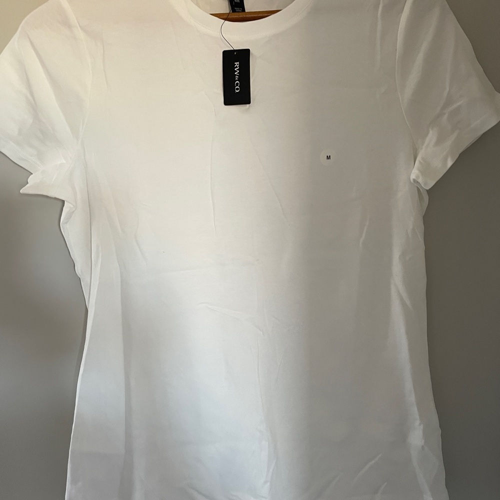 RW&CO. White Short Sleeve Tee
